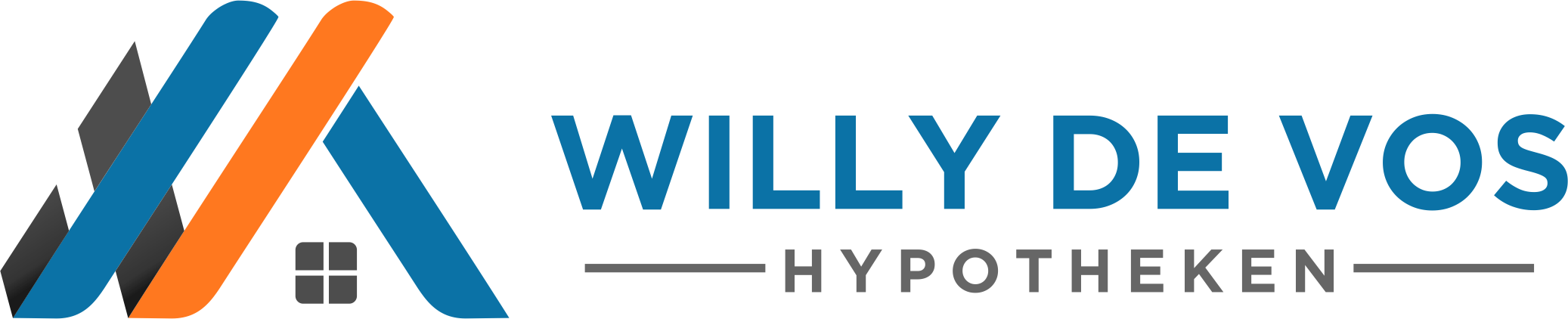 Willy de Vos Hypotheken logo liggend
